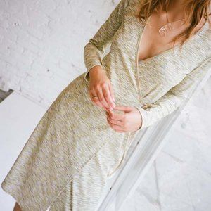 Lisa Says Gah: Lucille Long Sleeve Wrap Midi Dress